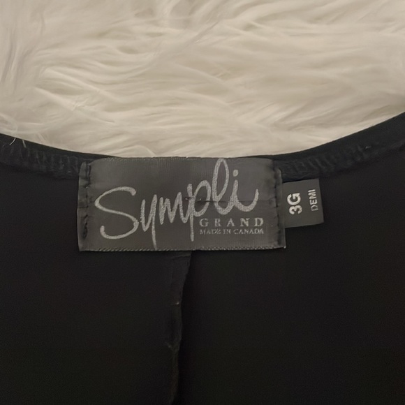 Sympli 3/4 Sleeve Plus Size Top - Picture 4 of 6